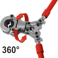 PRASKA HYDRAULICZNA RĘCZNA DO ZACISKANIA ZŁĄCZEK PEX-AL-PEX PLUS 8 MATRYC YT-21735