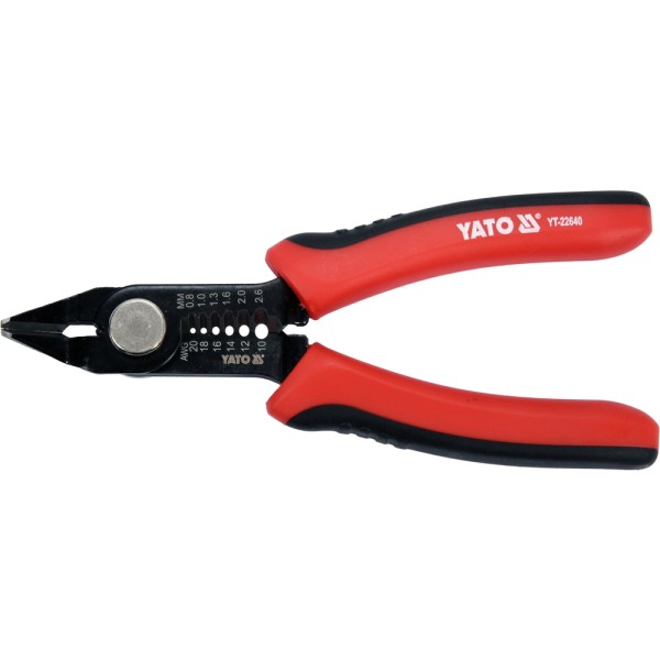 SZCZYPCE BOCZNE PRECYZYJNE Z FUNK. ŚCIĄG. IZOL. 140MM YT-22640