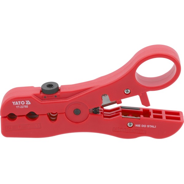 ŚCIĄGACZ IZOLACJI STP, UTP, RG59, RG6, RG7, RG11 YT-22760