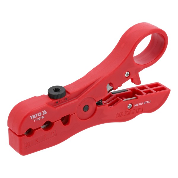 ŚCIĄGACZ IZOLACJI STP, UTP, RG59, RG6, RG7, RG11 YT-22760