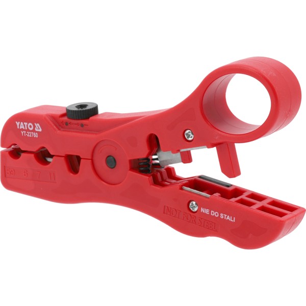 ŚCIĄGACZ IZOLACJI STP, UTP, RG59, RG6, RG7, RG11 YT-22760