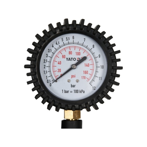 PISTOLET DO POMPOWANIA Z MANOMETREM YT-23703