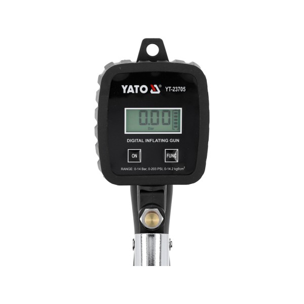 PISTOLET DO POMPOWANIA Z WYŚWIETLACZEM YT-23705