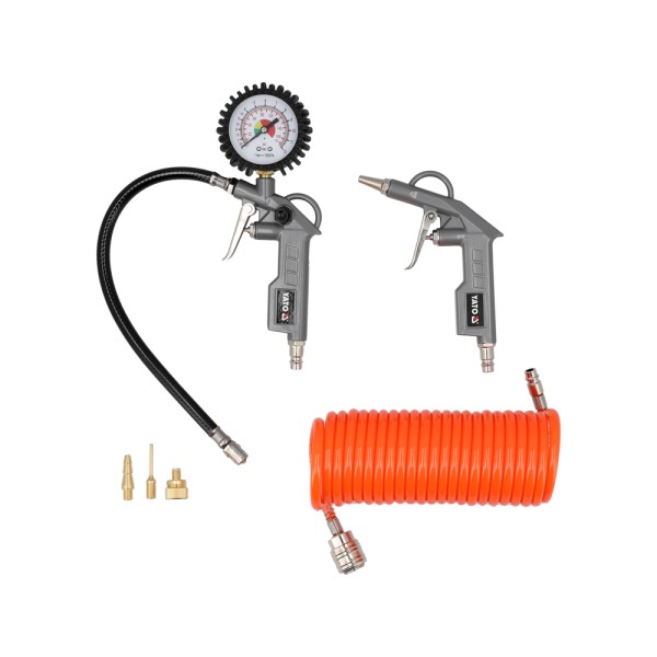 ZESTAW PNEUMATYCZNY 6 ELEMENTÓW YT-23780