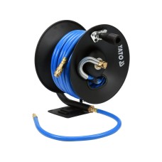 WĄŻ PNEUMATYCZNY NA ZWIJAKU 10MM X 15M Z SZYBKOZŁĄCZAMI YT-24240