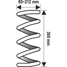 ŚCIĄGACZ SPRĘŻYN MCPHERSON Z WYMIENNYMI UCHWYTAMI YT-2536