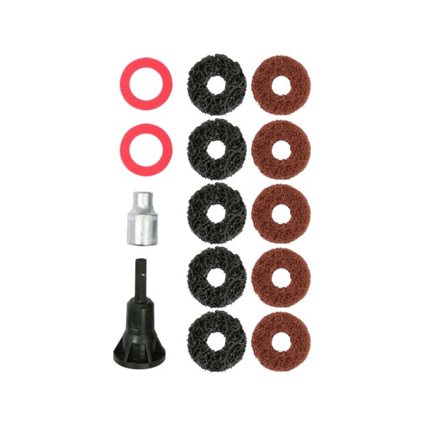 ZESTAW DO CZYSZCZENIA PIAST I SZPILEK 14 CZ. YT-25384