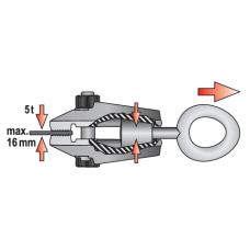KLAMRA BLACHARSKA SAMOZACISKOWA 5 T YT-2542