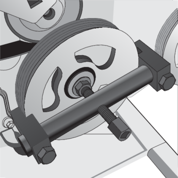 ŚCIĄGACZ KÓŁ PASOWYCH WIELOROWKOWYCH YT-25480