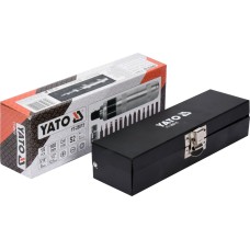 ZESTAW-WKRĘTAK UDAROWY Z MAGNETYCZNYMI KOŃCÓWKAMI 15SZT YT-28015