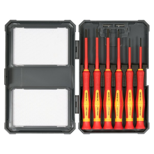 ZESTAW PRECYZYJNYCH WKRĘTAKÓW VDE 6 ELEMENTÓW YT-28283