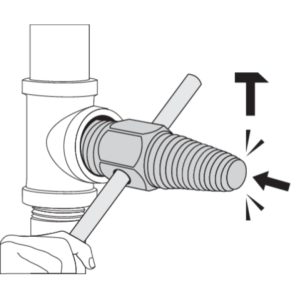 WYKRĘTAK DO ZERWANYCH GWINTÓW 1/2