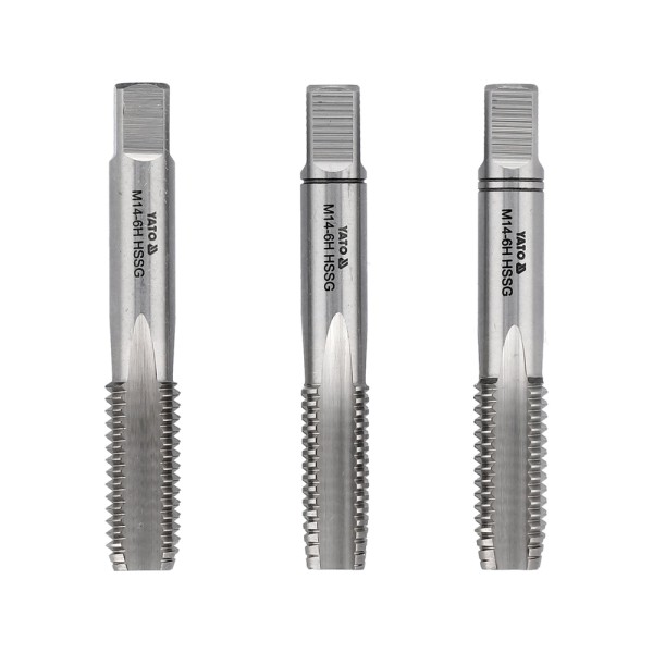 GWINTOWNIK RĘCZNY HSS M2, M14 / 3 SZT. YT-2940