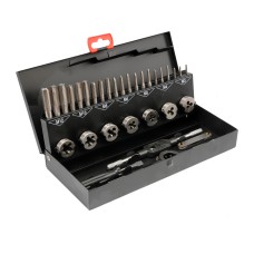 ZESTAW GWINTOWNIKÓW I NARZYNEK M3-M12, 32 CZ YT-2975