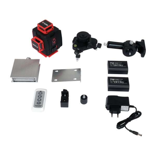 LASER ZIELONY A+ 16 LINIOWY 4D Z AKCESORIAMI YT-30417