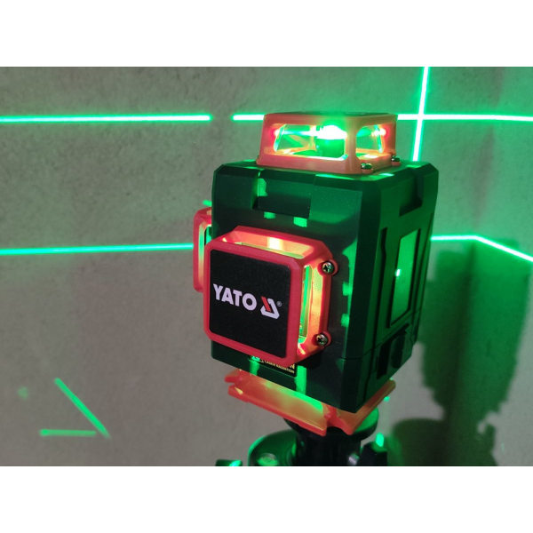 LASER ZIELONY A+ 16 LINIOWY 4D Z AKCESORIAMI YT-30417