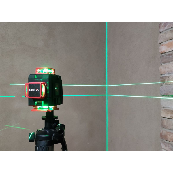 LASER ZIELONY A+ 16 LINIOWY 4D Z AKCESORIAMI YT-30417