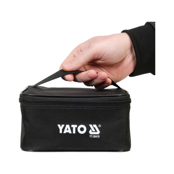 MINI LASER ZIELONY 16 LINIOWY 4D Z AKCSESORIAMI YT-30419