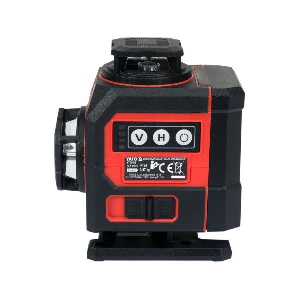 MINI LASER ZIELONY 16 LINIOWY 4D Z AKCSESORIAMI YT-30419