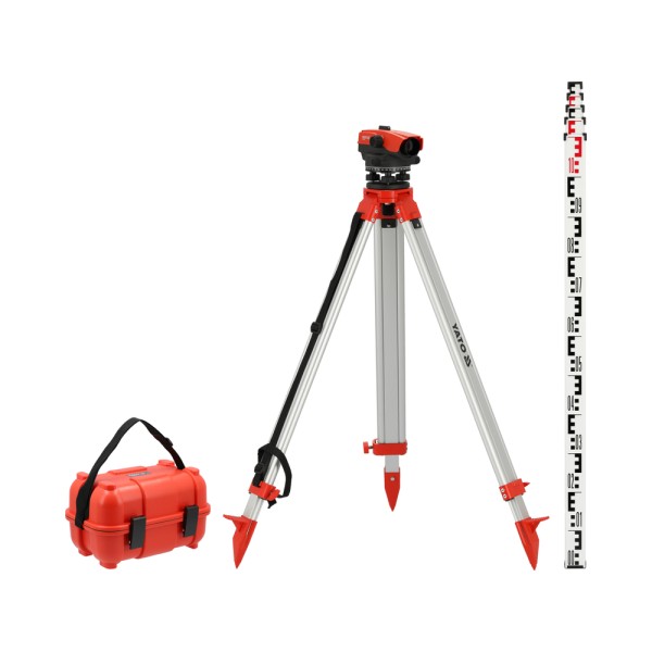 ZESTAW NIWELATOR 32X IP66 + 5M ŁATA + STATYW YT-30551