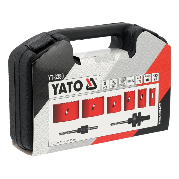 OTWORNICE DLA ELEKTRYKÓW, ZESTAW 8 SZT. YT-3380