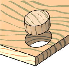 ZESTAW FLEKOWNIK-SĘKOWNIK DO DREWNA 15-35MM 10SZT. YT-33837