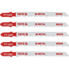 BRZESZCZOT DO WYRZYNARKI BIMETAL TYP T, 6 TPI, DO DREWNA / 5 SZT. YT-3400