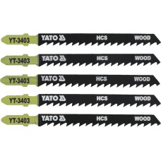 BRZESZCZOT DO WYRZYNARKI TYP T, 6 TPI, DO DREWNA / 5 SZT. YT-3403