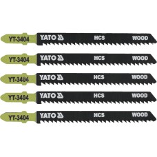 BRZESZCZOT DO WYRZYNARKI TYP T, 10 TPI, DO DREWNA / 5 SZT. YT-3404