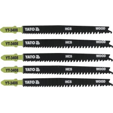 BRZESZCZOT DO WYRZYNARKI TYP T, 13-8 TPI, DO DREWNA / 5 SZT. YT-3408