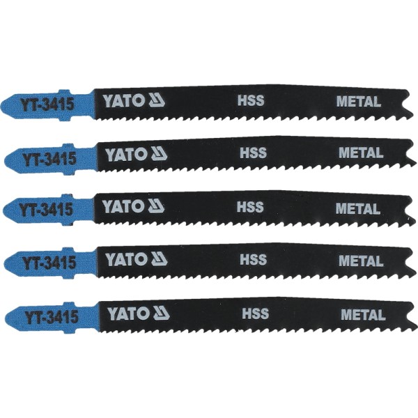 BRZESZCZOT DO WYRZYNARKI TYP T, 24-10 TPI, DO METALU / 5 SZT. YT-3415