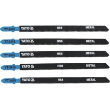 BRZESZCZOT DO WYRZYNARKI TYP T, 21 TPI, DO METALU / 5 SZT. YT-3416