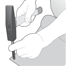 PRZEBIJAK RURKOWY DO SKÓRY, GUMY, KARTONU, TEKSTYLIÓW, FI 12 MM YT-35860