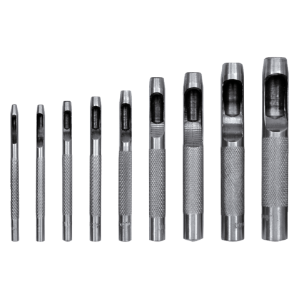 PRZEBIJAKI DO SKÓRY, ZESTAW 9 SZT. YT-3590