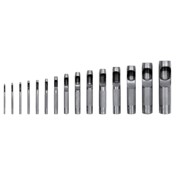 PRZEBIJAKI DO SKÓRY, ZESTAW 15 SZT. YT-3591