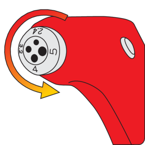 NITOWNICA Z OBROTOWĄ GŁOWICĄ 2,4-4,8MM YT-36011