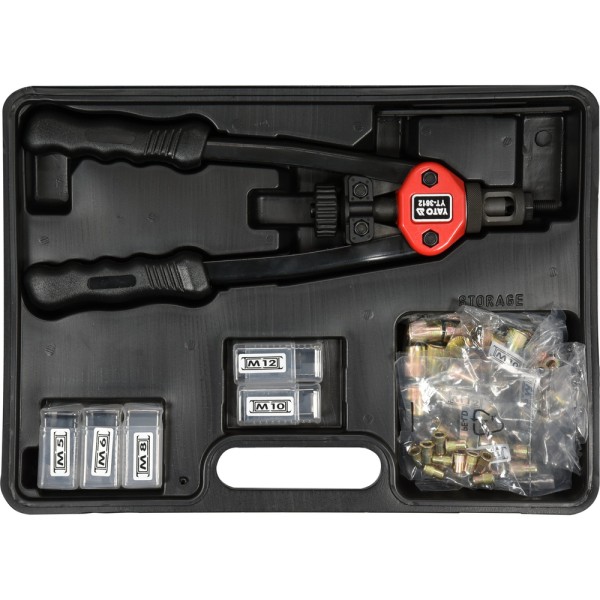 NITOWNICA RĘCZNA DO NITONAKRĘTEK M5, M6, M8, M10,M12 330 MM YT-3612