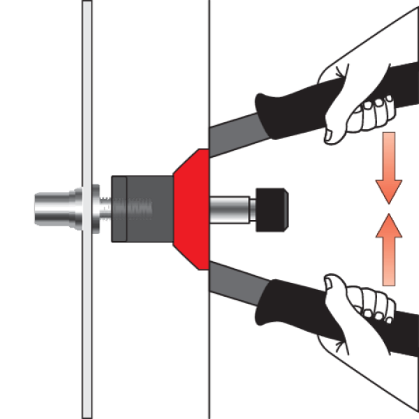 ZESTAW NITOWNICA RĘCZNA DO NITOTRZPIENI M4-M8 46SZT. YT-36150