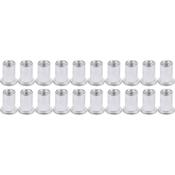 NITONAKRĘTKI ALUMINIOWE M3, 20SZT
Z KOŁNIERZEM PŁASKIM YT-36451