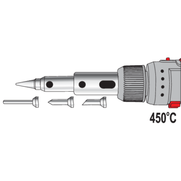LUTOWNICA GAZOWA 3 IN 1 Z AKCESORIAMI YT-36706