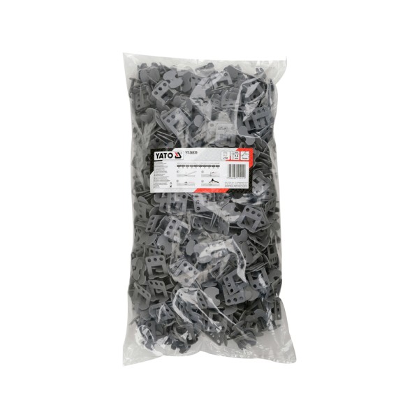 SYSTEM, KLIPSY, BRAMKI DO POZIOMOWANIA PŁYTEK Y1,5MM 700SZT YT-36939