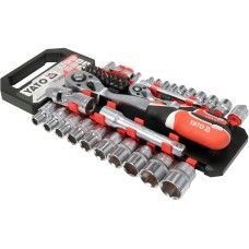 KOMPLET NASADEK Z AKCESORIAMI 1/4