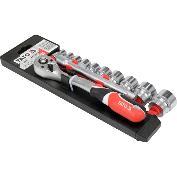 KOMPLET NASADEK Z AKCESORIAMI 3/8