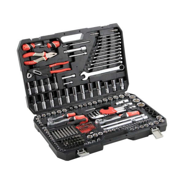 ZESTAW NARZĘDZIOWY 1/4'', 3/8'', 1/2'', 225 SZT. YT-38941