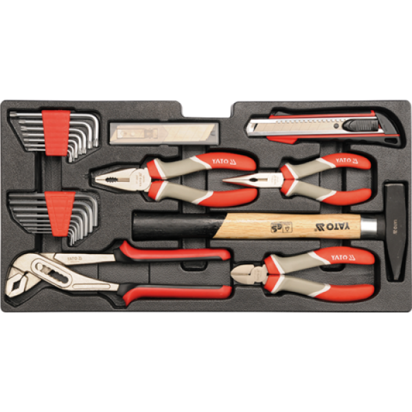 SKRZYNKA Z NARZĘDZIAMI, ZESTAW 80 SZT. YT-38951