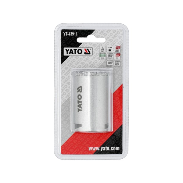 OTWORNICA WOLFRAMOWA 43MM YT-43911