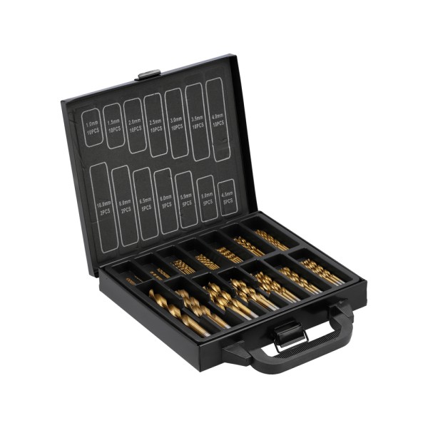 ZESTAW WIERTEŁ DO METALU 1-10MM 99SZT YT-44591
