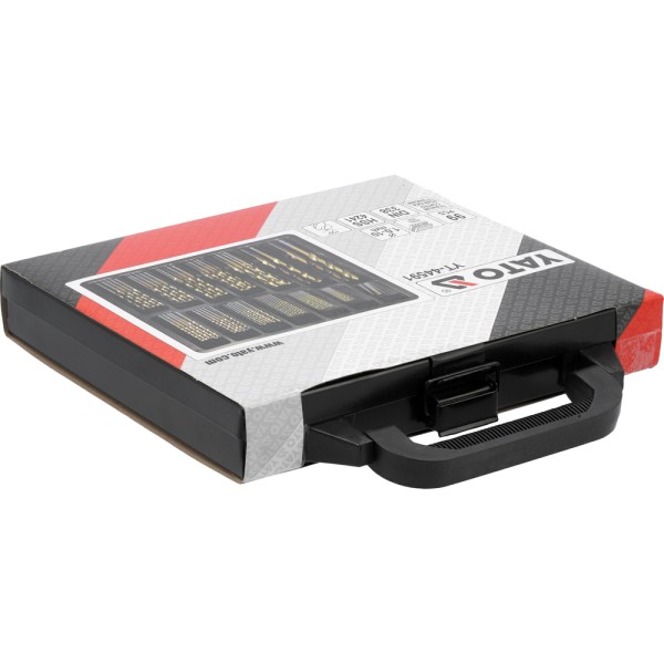 ZESTAW WIERTEŁ DO METALU 1-10MM 99SZT YT-44591