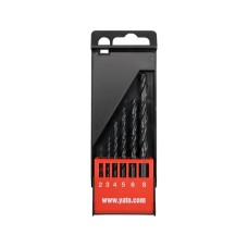 WIERTŁA DO METALU HSS, 2-8 MM, ZESTAW 6 SZT. YT-4460