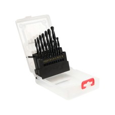 WIERTŁA DO METALU HSS, 1-10 MM, ZESTAW 19 SZT. YT-4462